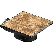 Skygo V- Kare 5606985 Duş Kanalı, Yandan Çıkışlı, 15X15 Cm, Dk 700 Kapak, Mat Krom