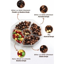 Karışık Draje Paketi - Lüks Çikolatalı Badem, Fındık, Meyveli ve Kahveli Draje 700GR