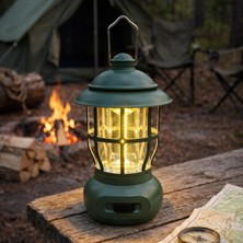 Blackbird Game Center Glr L792BR Retro Tasarım Şarjlı Kamp Lambası - 250 Lümen Vintage Fener