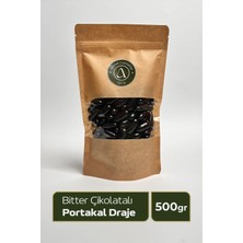 Bitter Çikolatalı Portakal Draje - Kahve Yanı Lüks Ikramlık 500GR