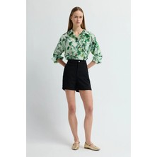 Love My Body Cepli Denim Şort Siyah 170L9867000