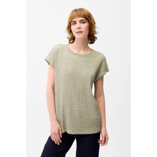 Love My Body Yakası Taşlı Bluz Mint 115L9963000