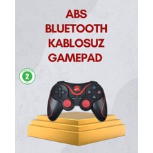 Uravas Store Ergonomik Tasarımlı Kablosuz Bluetooth Gamepad Titreşimli