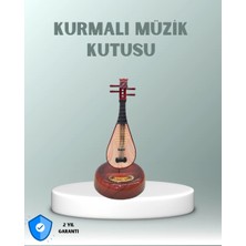 Uravas Store Enstrüman Figürlü Melodi Çalan Dekoratif Müzik Kutusu