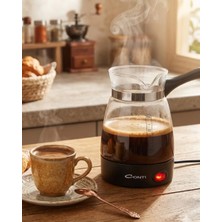 Uravas Store Elektrikli Cam Kahve Makinesi 650W 0.5 Litre Kapasiteli Türk Kahvesi Makinesi