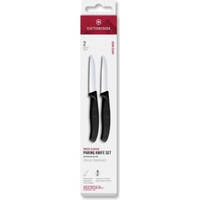 Victorinox 6.7493.2 Swiss Classic 2li Soyma Bıçağı Set, Siyah