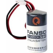 Uravas Store Fanso ER26500H Kablolu Konnektörlü (51005-2P) 3.6V Pil (Li-Sl2)