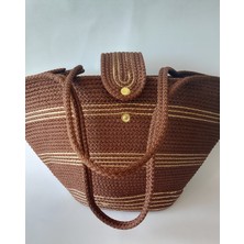 Gachi Örgü Detay Lüx Kadın Çanta