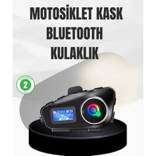 Uravas Store Su Geçirmez Bluetooth 5.3 Kask Kulaklığı 1000MAH Bataryalı