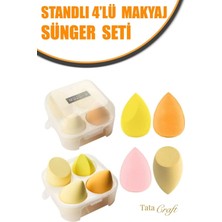 Tata Craft Süngeri Kutulu Sünger Seti, Fondöten, Kapatıcı, Pudra Uygulama 4'lü Set