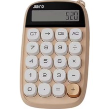 Uravas Store Sevimli Kare Tuşlu 10 Haneli Ldc Ekran Hesap Makinası Kahverengı