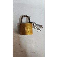 CTR Ticaret 32 mm Sarı Asma Kilit - Küçük Boy Ekonomik Güvenlik Serisi