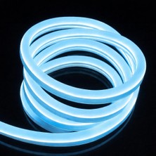 Sakin Enerji Neon Şerit LED 220 Volt Esnek Silikonlu Aydınlatma + Fiş Dahil