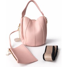 Moon Çanta Nox Omuz Çantası Pembe