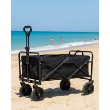 Uravas Store Katlanır Kamp Plaj Arabası Büyük Kapasiteli Taşıma Vagonu