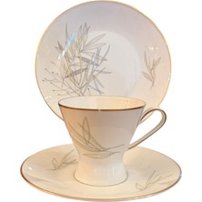 TT Rosenthal Trio Çay Kahve Finvanı - Fincan Tabağı ve Pasta Tabağı