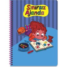 Keskin Color Keskin 17*24 Sert Kapak Spiralli Sınırsız Ajanda - No:2