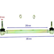 Atv Pm 200 Uyumlu Rot Mili Komple Düz 298 mm Erpilsan Elektronik