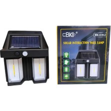 Uravas Store Rustik Ampul Ikili Solar Duvar Aplik Güneş Enerjili Hareket Sensörlü