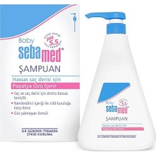 Nuvvo Sebamed Baby Ph 5.5 Göz Yakmayan Formül Nemlendirici Etkili Papatya Özütlü Bebek Şampuanı 750 ml
