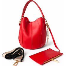 Moon Çanta Nox Omuz Çantası Kırmızı