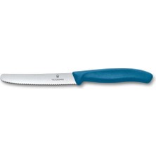 Victorinox Swiss Classic 11CM Tırtıklı Domates Bıçağı, Mavi