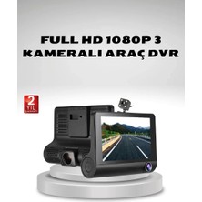 Uravas Store Araç Kamerası 3’lü Full Hd Dvr 1080P Gece Görüşlü G-Sensörlü