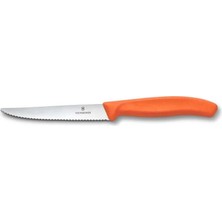 Victorinox 6.7239.C1 Swiss Classic 11CM Biftek&pizza Bıçağı, Turuncu