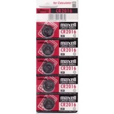 Uravas Store Maxell CR2016 3V Lityum Düğme Pil 5'li Paket