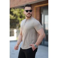 Ru Collective Erkek Hakim Yakalı Kısa Kollu Pamuklu T-Shirt
