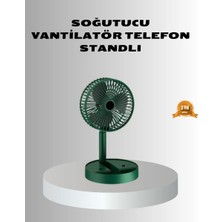 Uravas Store Şarjlı Katlanabilir Mini Fan – 3 Kademe Hız Ayarı, Taşınabilir Tasarım