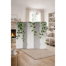 Artavessa Dekoratif 5 Kanatlı Dijital Baskılı Kanvas Paravan - Seperatör - 200X180 cm - Model 11