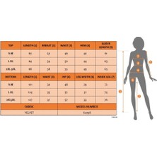 Ru Collective Kadın Uzun Kollu Önden Fermuarlı Kapşon Tüy Detaylı Kadife Bluz ve Pantolon Ikili Takım