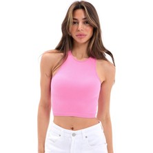 Ru Collective 2501 Sporcu Yarım T-Shirt-Pembe