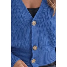 Ru Collective Düğme Detay Triko Bluz