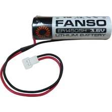 Uravas Store Fanso ER14505H Kablolu Konnektörlü (51005-2P) 3.6V Lithium Pil (Li-Socl2)