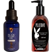 Cocobella Süper Black Snake Erkekler Için For Men Playboy Masaj Yağı