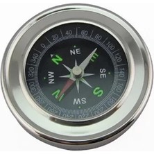 Uravas Store Yuvarlak Metal Kasa Dalı Pusula 80MM