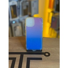 Avcı Teknoloji Market iPhone 12 / 12 Pro Uyumlu Parıltılı Desenli Renkli Şeffaf Silikon Kılıf