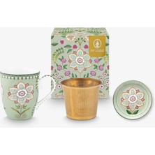 Pip Studio Lily & Lotus Yeşil Porselen Çay Fincan Seti 350 ml