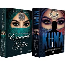 Dokuz Yayınları Emanet Gelin 2 Ciltli ve Kuma 2 Ciltli (Şehnaz & Gülşen) 2li Set