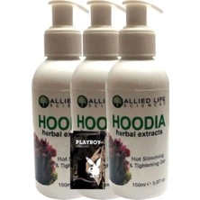 Cocobella Allied Life Sciences Hoodia Herbal Extracts Hot Slimming & Tightening 150 ml x 3 Adet + Jel