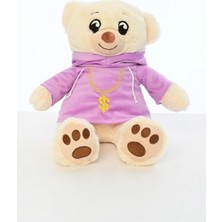 40 cm Peluş Ayıcık  Kapişonlu Swittişörtlü