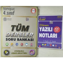 Eser Tonguç Akademi 4. Sınıf Yazılı Notları 2. Dönem 1 ve 2. Yazılı+Tüm Dersler  Soru Bankası