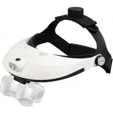 Uravas Store 5 Mercekli Çok Fonksiyonlu, Başlık Tip Işıklı Büyüteç 81001H