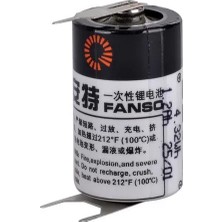 Uravas Store Fanso ER14250H 3.6V 1/2 Aa Size Pil (Li-Sl2) 3 Pın
