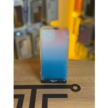 Avcı Teknoloji Market iPhone 12 / 12 Pro Uyumlu Parıltılı Desenli Renkli Şeffaf Silikon Kılıf