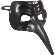 Uravas Store Siyah Uzun Burun Veba Doktoru Maskesi