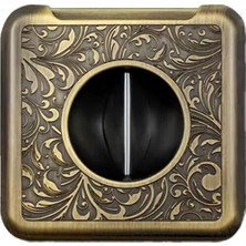 Cigarloong Çok Foksiyonlu Metal Puro V Kesici Antik Bronze