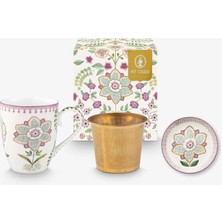 Pip Studio Lily & Lotus Mor Porselen Çay Fincan Seti 350 ml